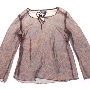Motherhood Sheer Maternity Shirt - Size M
